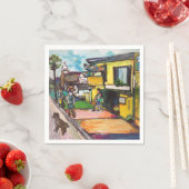 Key West Painting Servet (Insitu)