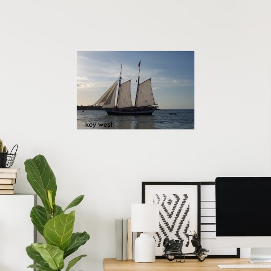 key west poster (Thuiskantoor)