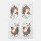 Key West Rooster Dish Towel Theedoek (Verticaal)