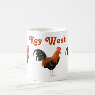 Key West Roosters Florida Chicken Animals Koffiemok