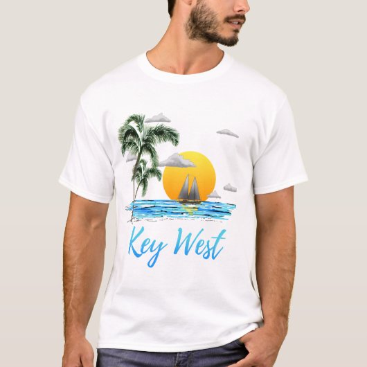 Key West Sailing T-shirt (Voorkant)