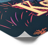 Key West Serenity: Tropische zonsondergang Poster (Hoek)