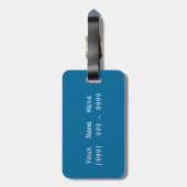 Key West Shoreline Custom Bagagelabel (Achterkant verticaal)