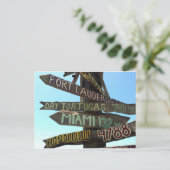 Key West Signs Briefkaart (Staand voorkant)