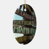 Key West Signs Keramisch Ornament (Rechts)