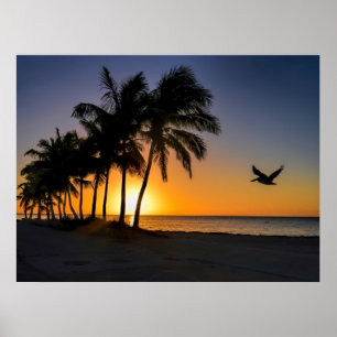 Key West Sunrise Tropical Paradise Poster