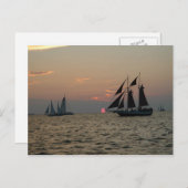 Key West Sunset Briefkaart (Voorkant / Achterkant)