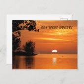 Key West Sunset Briefkaart (Voorkant / Achterkant)
