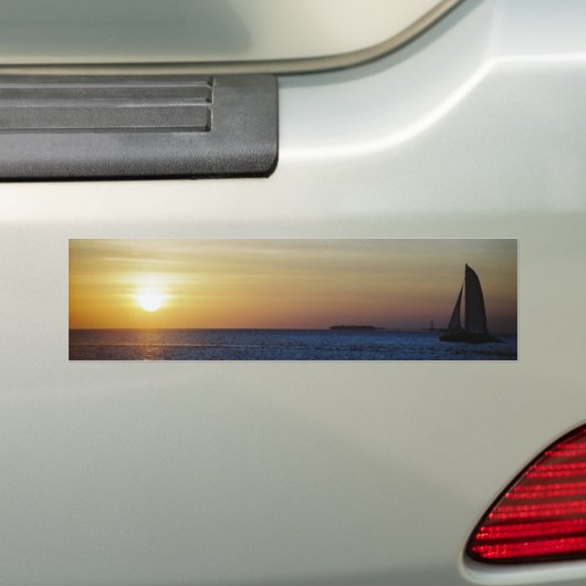 Key West sunset Bumpersticker (Op auto)