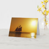 Key West Sunset Kaart (Gele Bloem)