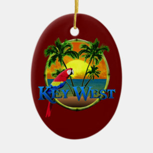 Key West Sunset Keramisch Ornament