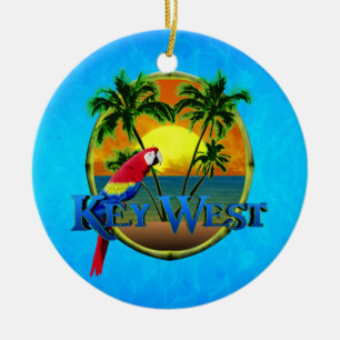 Key West Sunset Keramisch Ornament