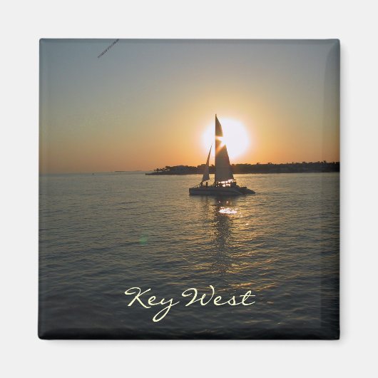 Key West Sunset Magneet (Voorkant)