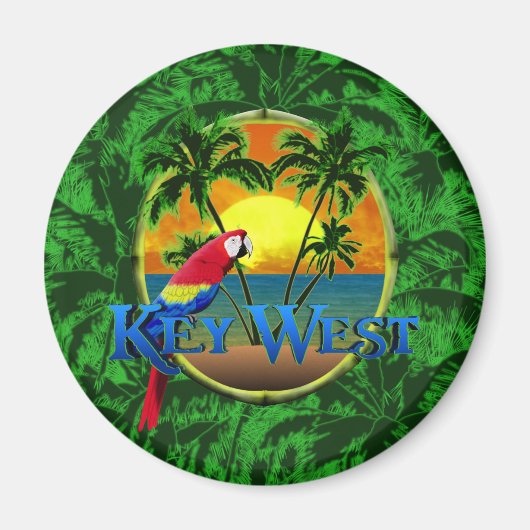 Key West Sunset Magneet (Voorkant)