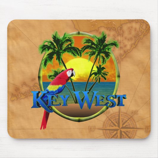 Key West Sunset Muismat (Voorkant)