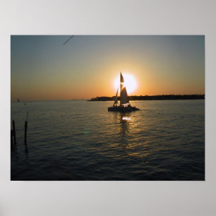 Key West Sunset Poster