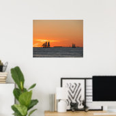 Key West Sunset Poster (Thuiskantoor)