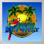 Key West Sunset Poster (Voorkant)