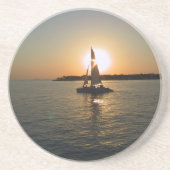 Key West Sunset Zandsteen Onderzetter (Voorkant)