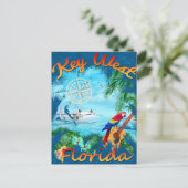 Key West Te Rock Music Briefkaart (Staand voorkant)