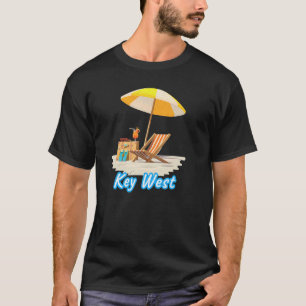 Key West Tropical Beach Ga weg Florida Vakantie T-shirt