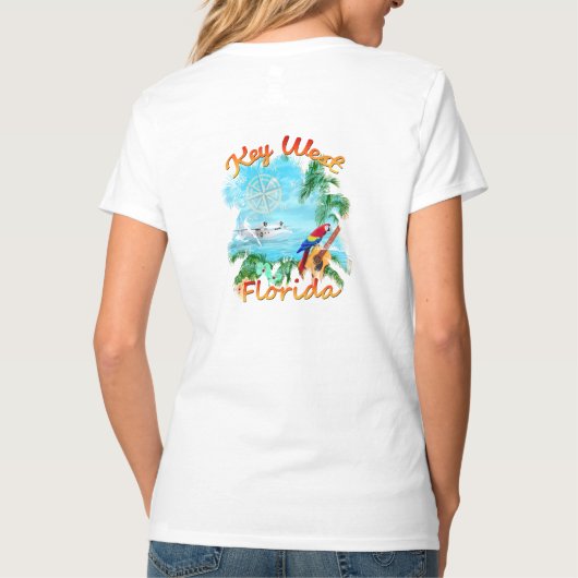 Key West Tropical Rock T-shirt (Achterkant)
