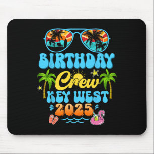 Key West Verjaardag Crew Vakantie Cruise 2025 Zome Muismat