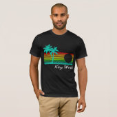 Key West - , vervormd ontwerp T-shirt (Voorkant volledig)