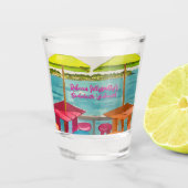 Key West Vibes vrijgezellenweekend Shot Glas (Voorkant)