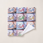 Key West vont à vélo le motif (Gant de toilette)