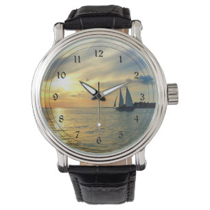 Key West Zonsondergang  Horloge