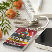 Key West Zuidelijkste Punt van het Continental USA Sleutelhanger (Voorkant Rechts)