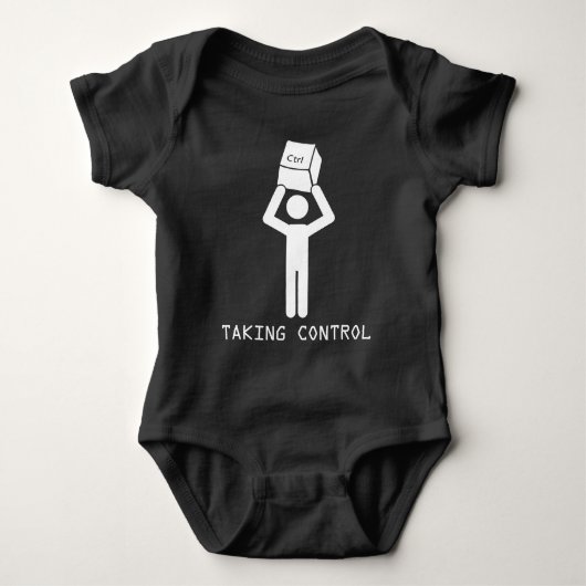 Keyboard Control Programmer Computer Science Nerd Romper (Voorkant)