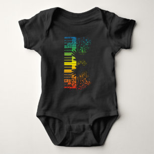 Keyboard Piano Gift Music Musician Instrument Romper