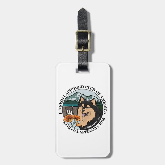 Keychain Bagagelabel (Voorkant verticaal)