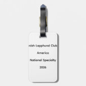 Keychain Bagagelabel (Achterkant verticaal)