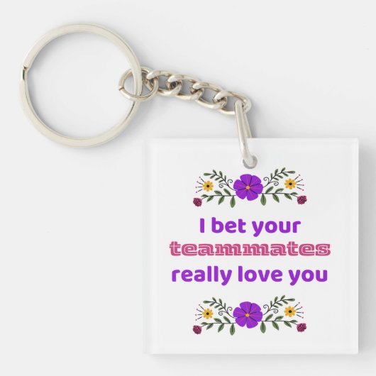 Keychain Hockey Gift Teammates  (voorkant)