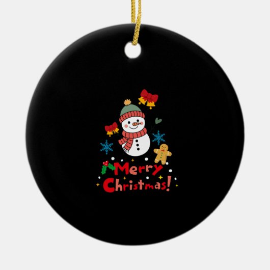 Keychain Keramisch Ornament (Voorkant)