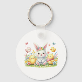Keychain-Spring Floral Keychain