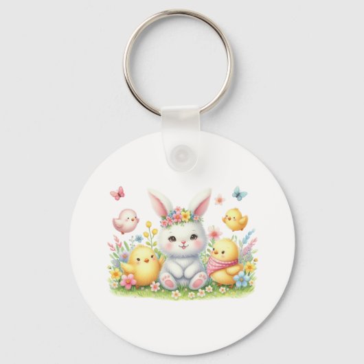 Keychain-Spring Floral Keychain (Voorkant)