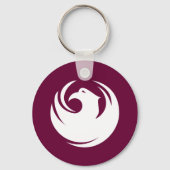 Keychain with Flag of Phoenix City, Arizona (Voorkant)
