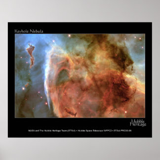 Keyhole Nebula Hubble Telescope Foto Poster