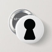 KEYHOLE RONDE BUTTON 5,7 CM (Voorkant /achterkant)