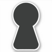 KEYHOLE STICKER (Voorkant)