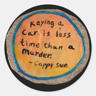 Keying auto's en moord stickers
