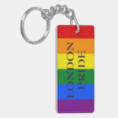 Keyring aanpassen - LGBT-vlag Sleutelhanger (Voorkant Links)