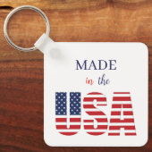 Keyring - Gemaakt in de Verenigde Staten Sleutelhanger (Voorkant)