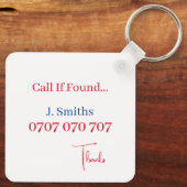 Keyring - Gemaakt in de Verenigde Staten Sleutelhanger (Achterkant)