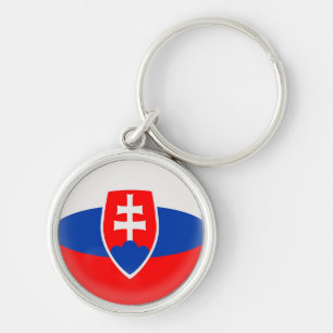 Keyring Slowakije vlag Sleutelhanger