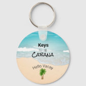 Keys aan de Cabana-Sleutelhanger Sleutelhanger (Voorkant)